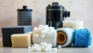 aquarium filter media preparation