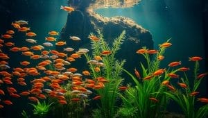 schooling fish aquarium