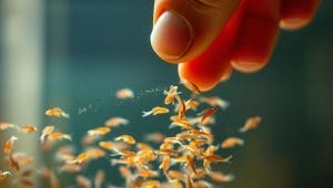 fry feeding techniques