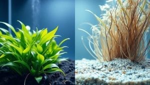 nutrient-rich versus inert substrates