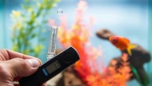 testing oxygen levels aquarium