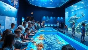 interactive aquarium exhibits