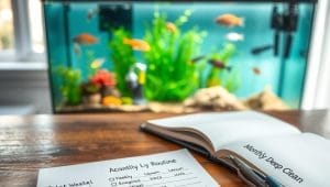 aquarium cleaning routine schedule