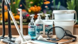 aquarium cleaning tools and supplies
