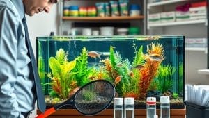 aquarium maintenance and inspection