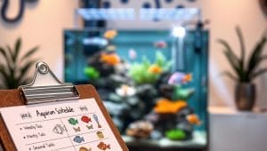 aquarium maintenance schedule
