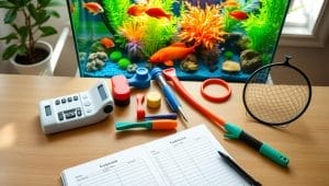 aquarium maintenance template