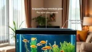 aquarium positioning strategies reduce glare