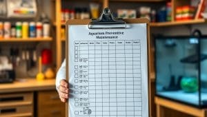 aquarium preventive maintenance schedule