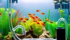 aquarium setup with proper filtration