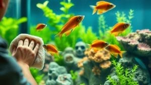 clean aquarium maintenance