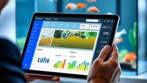 digital aquarium maintenance tracking