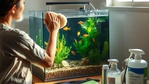 establishing daily aquarium cleaning routine