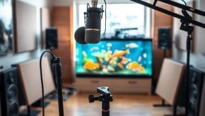 room acoustics for aquarium recording