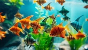 swordtail fish color varieties and fin structures