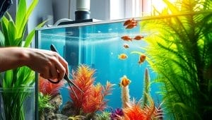aquarium maintenance and plant growth