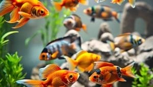 goldfish and cichlid tank companions