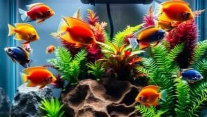 ideal aquarium setup with heater