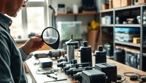 inspection techniques for aquarium equipment