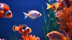 optimizing fish behavior through feeding and courtship observation