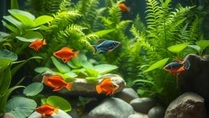 tranquil fish tank habitat